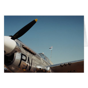 Cartão Avião de combate do RAF WW2