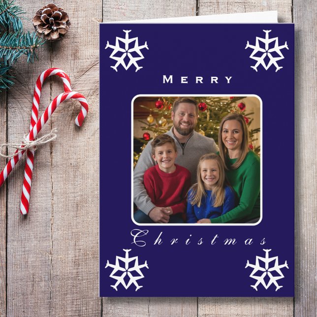 Cartão Avião de Natal Floco de Neve Foto Engraçado Aviaçã (Criador carregado)