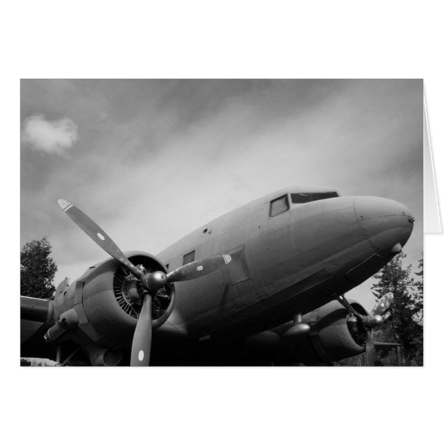 Cartão Avião de WWII (Frente Horizontal)