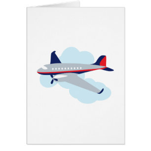 Cartão Avião do vôo