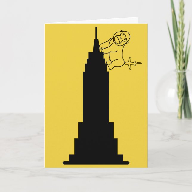 Cartão Avião no Bumbum - Aniversário (Frente)