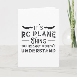 Cartão Avião RC é piloto de avião RC aviões RC