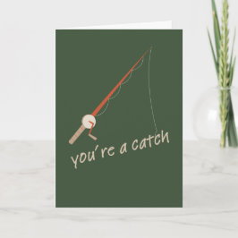 Cartão Avid Fisherman Father's Day Card