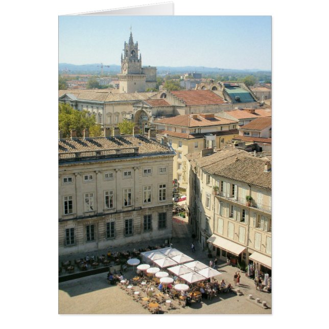 Cartão Avignon do DES Papes de Palais, France (Frente)