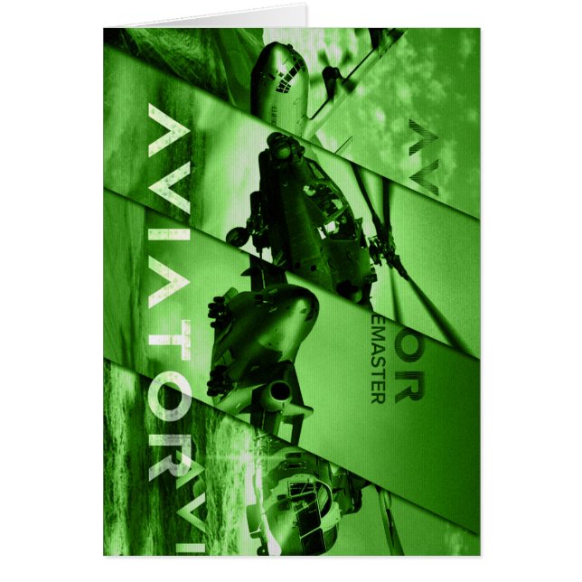 Cartão Aviões do aviador (Frente)