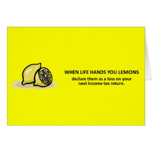Cartão Aviso de Imposto de Renda Contábil Funny
