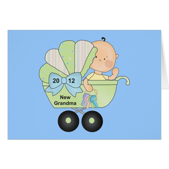 Cartão Avó 2012 (verde) (Frente Horizontal)