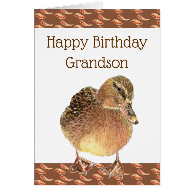 Cartão Avô, Brincadinha, Ducky Quack Quack (Frente)