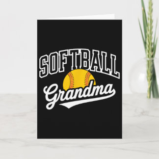 Cartão Avó de Softball _1
