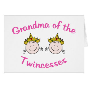 Cartão Avó de Twincess
