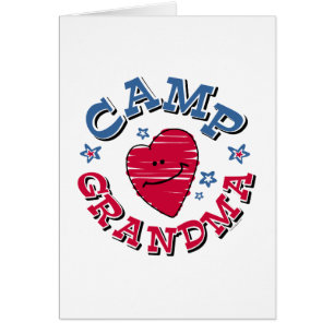 Cartão Avó do acampamento