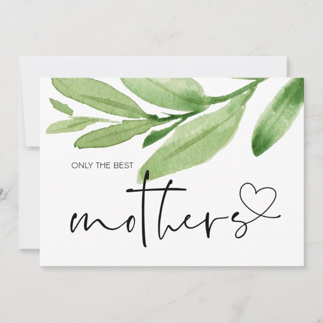 Cartão Avó Gravidez Revela Mãe Surpresa (Frente)