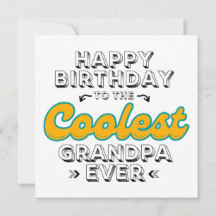 Cartão Avô Mais Legal de Todos, Feliz Aniversário Vô