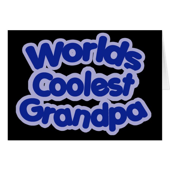 Cartão Avô mais legal do mundo (Frente Horizontal)