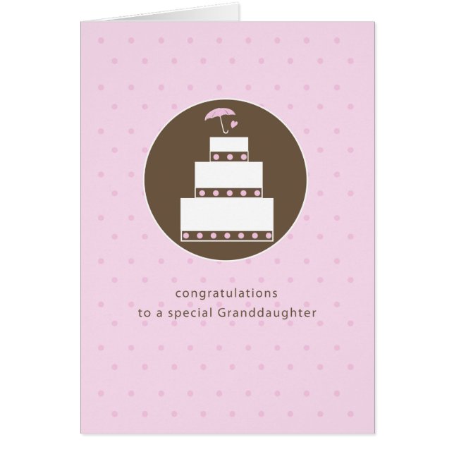 Cartão Avó, Parabéns de Bolo Chá de panela (Frente)