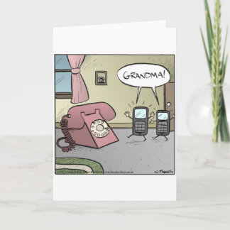 Cartão Avó Telefone