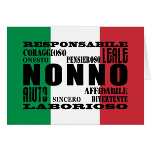 Cartão Avôs italianos: Qualidades