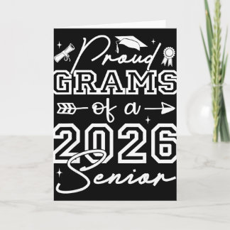 Cartão Avós Seniores Orgulhosos De Um Senior De 2026