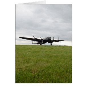 Cartão Avro Lancaster Taxiing