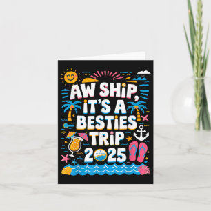 Cartão Aw Navio É Um Grupo De Amigos De Cruzeiro De 2025