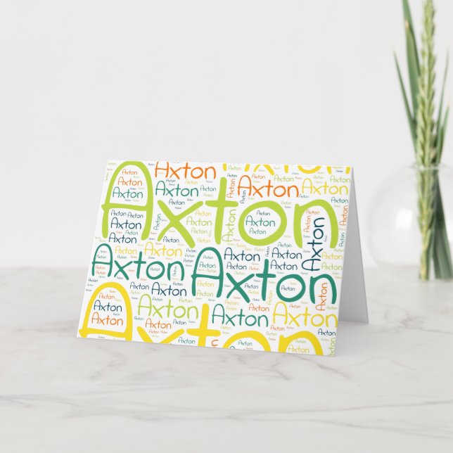 Cartão Axton (Frente)