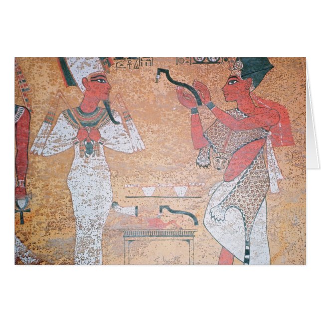 Cartão Ay que executa a abertura da cerimónia da boca (Frente Horizontal)