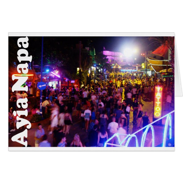 Cartão Ayia Napa (Frente Horizontal)