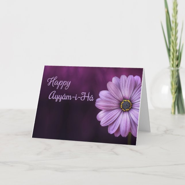 Cartão Ayyám-i-Há (Frente)