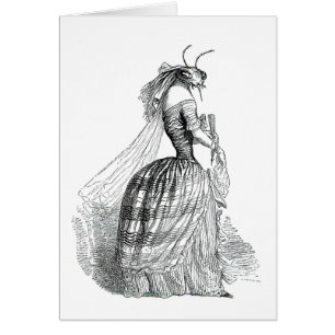 Cartão Azáfama do inseto