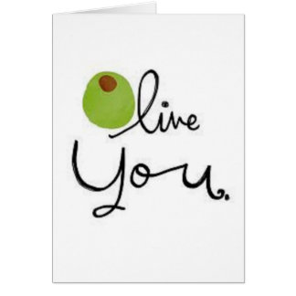 Cartão Azeitona você