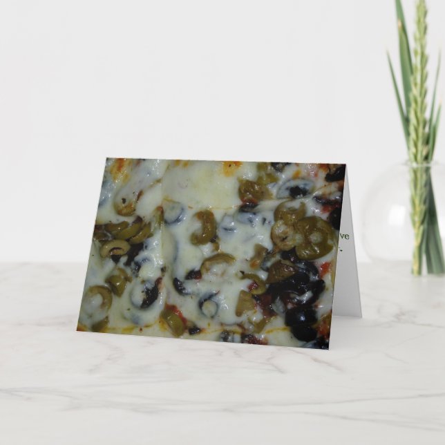 Cartão "Azeitonas Negras e Verdes" Consiga Bem (Frente)