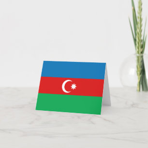 Cartão Azerbaijão Flag Notecard