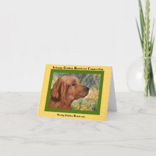 Cartão AZGRC Saving Golden Retrievers