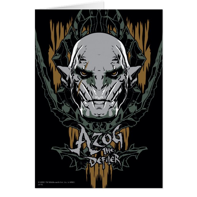 Cartão Azog The Defiler (Frente)