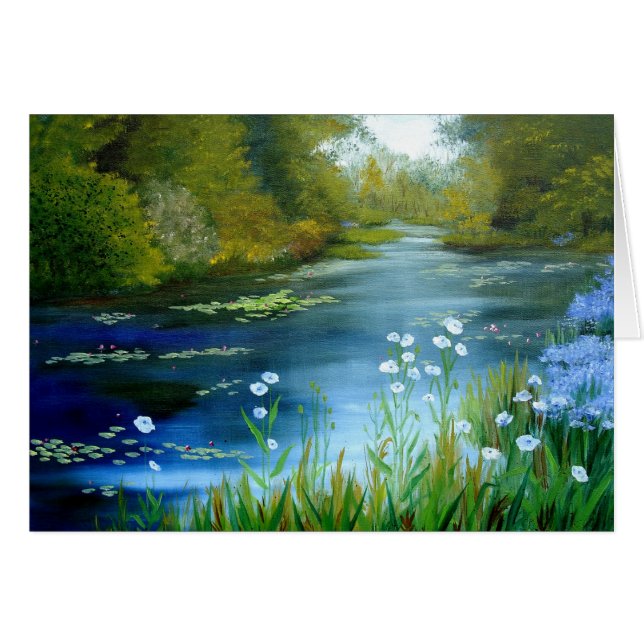 Cartão Azul (Frente horizontal)