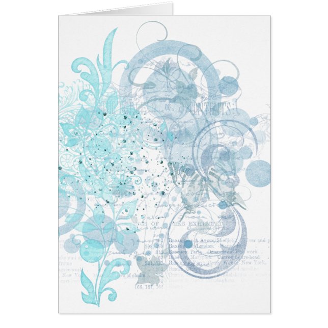 Cartão Azul (Frente)