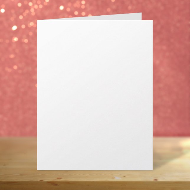 Cartão Azul branco comum 8,5" x aniversário de Vazio gran (Plain white blank 8.5 x 11 birthday card)