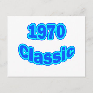 Cartão Azul clássico 1970