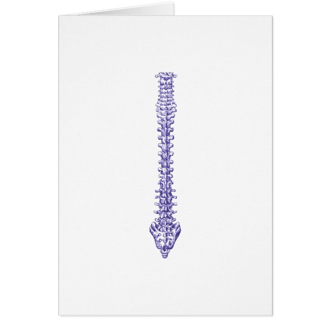 Cartão Azul da espinha (Frente)