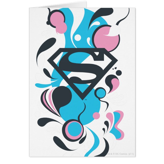 Cartão Azul de abertura de cores (Frente)