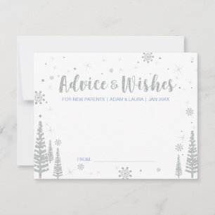 Cartão Azul de Chá de fraldas para mãe, pais