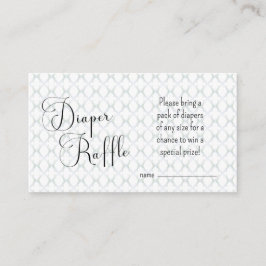 Cartão Azul de Fralda de Padrão de Carruagem de Be