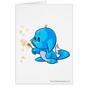 Cartão Azul de Kacheek