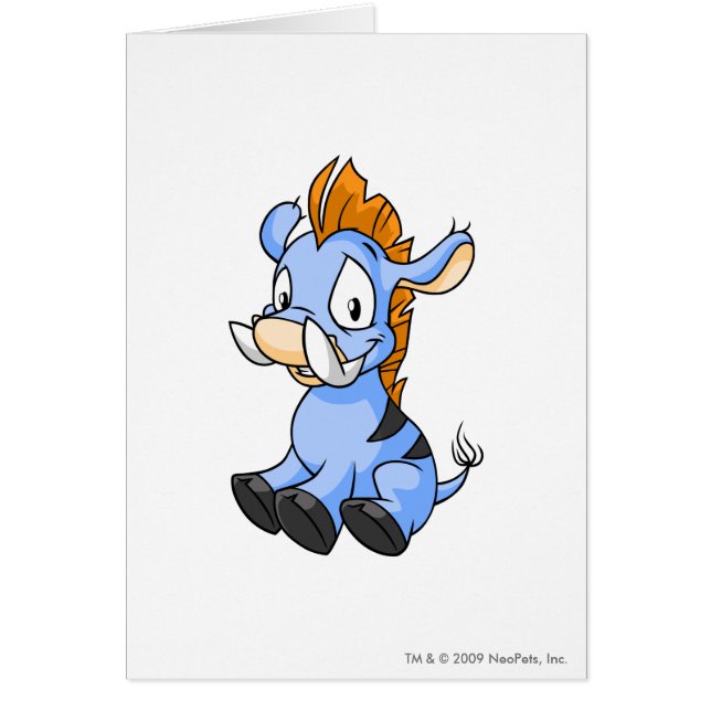 Cartão Azul de Moehog (Frente)