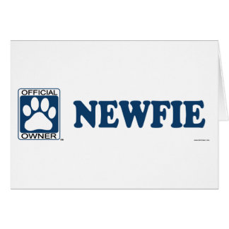 Cartão Azul de Newfie