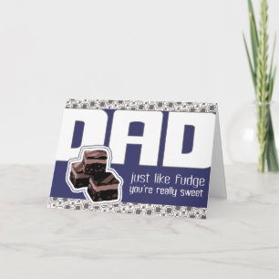 Cartão azul do Dia dos Pais ou aniversário do Papa