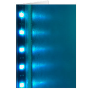 Cartão Azul elétrico