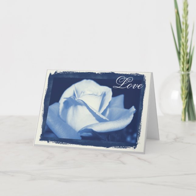 Cartão Azul Rosa (Frente)