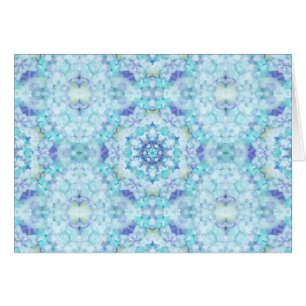 Cartão Azulejo Azul Mandala