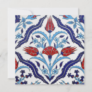 Cartão azulejo iznik